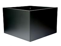 Bloembak Vlak Grafiet Zwart