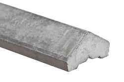 Betonafdekkap voor alle platen wit/grijs (lengte in het werk aan te passen) 180 cm