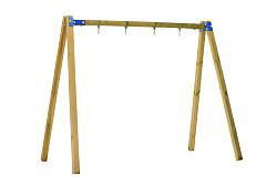 Schommel Fleur 250 x 270 x 200 cm (HxBxD), groen geïmpregneerd.
