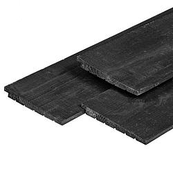 Douglas Zweeds rabat Excellent, ZWART gespoten 1,2/2,7x19,5x300 cm (wb 18 cm)