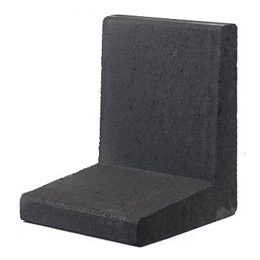 L-Element  Zwart/ Antraciet 50x40x40cm