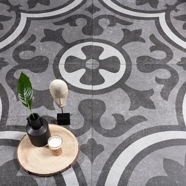 GeoCeramica® 100x100x4 Elios Decoro Fiori