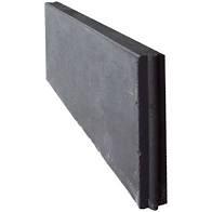 Opsluitband 7x40x100 cm Antraciet/ Zwart
