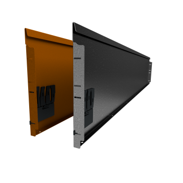Rigidline 400 mm, Lengte 220 cm Gegalvaniseerd incl. 5 grondnagels en verbindingsset