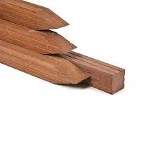 Azobe hardhouten paal 65x65mm L=300cm