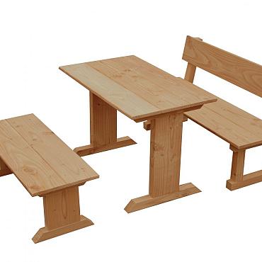 Douglas picknickset t.b.v. speeltoestel Bonobo, groen geïmpregneerd.