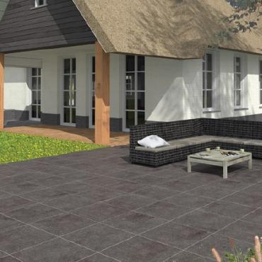 GeoCeramica® 60x30x4 Impasto Negro