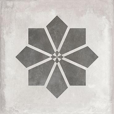 GeoCeramica® 60x60x4 Etoile Silver base