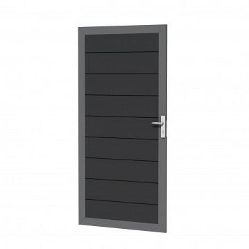 Aluminium deur antraciet 90x183 cm