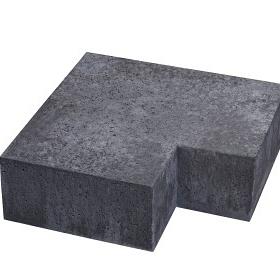 Oudhollandse Traptreden grijs 40x20 cm buiten hoekstuk