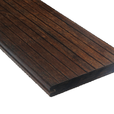 Bamboe X-treme Vlonderplanken 20x13.7x185cm 1x ribbel 1x glad, geolied