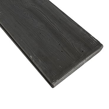 Houtmotief dubbelzijdig onderplaat antraciet gecoat 4,8 x 36x184