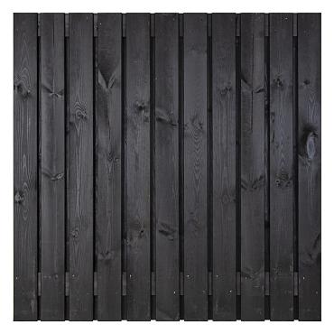 Stuttgart zwart gespoten 180x180 cm 21 planks