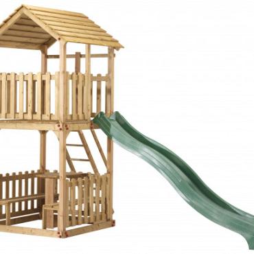Speeltoestel Action met picknickset, vuren, groen geïmpregneerd.