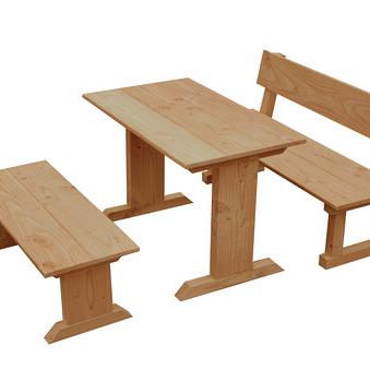 Douglas picknickset t.b.v. speeltoestel Bonobo, groen geïmpregneerd.