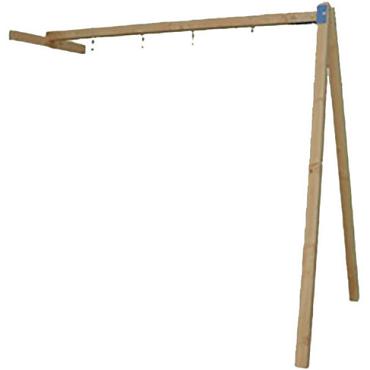 Douglas schommelaanbouw t.b.v. speeltoestel Bonobo, groen geïmpregneerd.