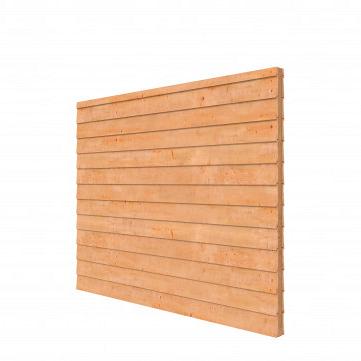 Douglas wandpakket t.b.v. dubbelzijdige wand Comfort/DHZ 278,5x224 cm, onbehandeld.