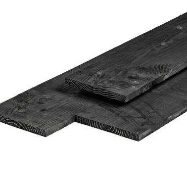 Plank douglas zwart geïmpregneerd 2.2x20x300 cm