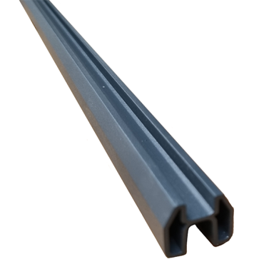 Boston Aluminium profiel voor hpl/glas RAL7016 21x17mm L-178cm