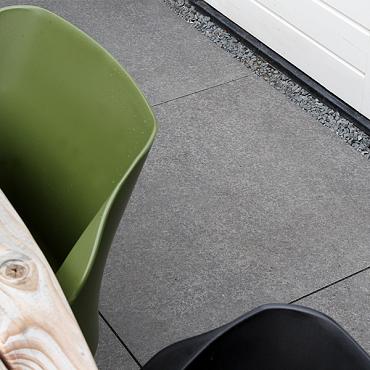 Solido Ceramica Pietra Basalto 40x80x3 cm rett.
