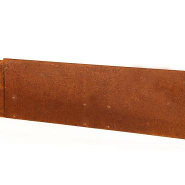 Koppelplaat tbv kantopsluiting Single Flex 10 cm hoog Corten