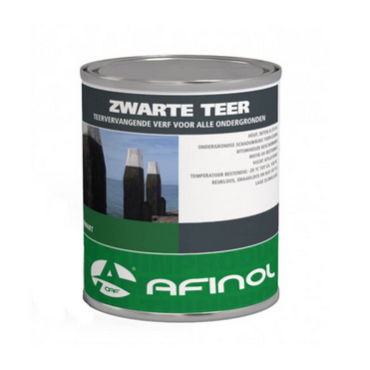 Zwarte Teer 0.75L ( Bescherming voor palen in de grond )