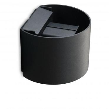 Soito afgerond zwart 2x4W