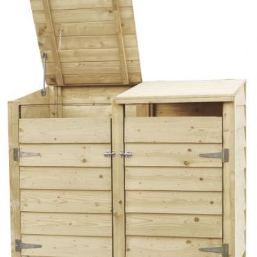 Containerkast dubbel, 128,7 x 152 x 91 cm.