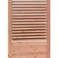 Douglas shutter-element 224 van 89 cm breed, onbehandeld.