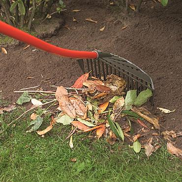 Golden Gark rood 18 tands 35 cm, gebogen aluminium steel en D-greep