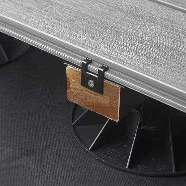 Cobra20 Beginclip, VE 30st incl. RVS-Schroeven en Bit ( Voor bevestiging van de 20mm delen )