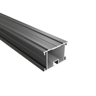 StructurAL Alu 40x60mm L-400cm RAL9005 onderregel