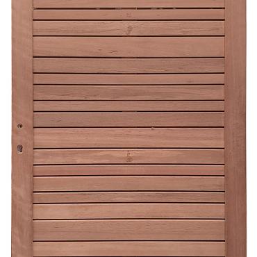 Keruing poort 27 Rhombus variabel 100x180 met insteekslot incl. aanslaglat Premium