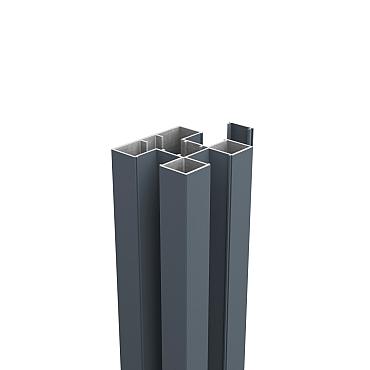 Boston Aluminium Paal 7.5x7.5x300 cm RAL7016