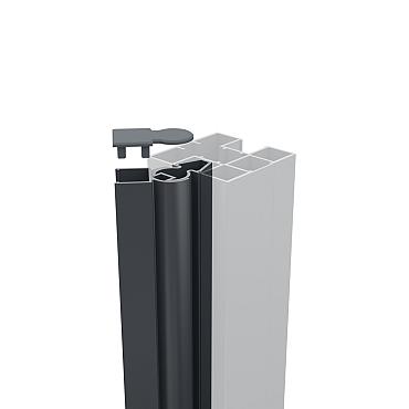 Boston Aluminium Hoekprofiel L 200 cm Variabel RAL7016