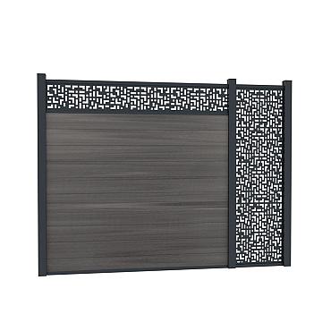 Boston Decopaneel Crios horizontaal 30x175 cm dikte 2 mm RAL7016