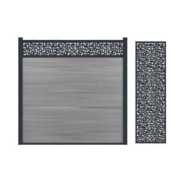 Boston Decopaneel Crios horizontaal 30x175 cm dikte 2 mm RAL7016