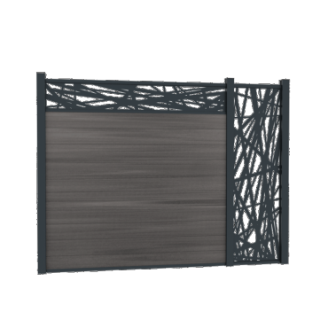 Boston Decopaneel Hera verticaal 58x182cm dikte 2 mm RAL7016 (1011)
