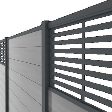 Boston Decopaneel Paxos horizontaal 45x175 cm dikte 2 mm RAL7016 (1008)