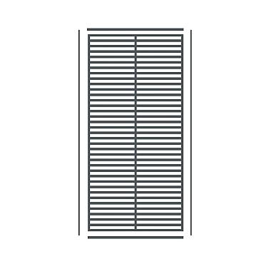Boston Decopaneel Paxos verticaal 88x182cm dikte 2 mm RAL7016 (1009)