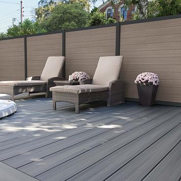 Premium Fence Board Light Grey 2.1x16x178 cm (wb 15 cm)