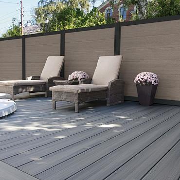 Premium Fence Board Light Grey 2.1x31x178 cm (wb 30 cm)