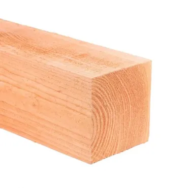 Douglas paal fijn bezaagd 10x10x300cm