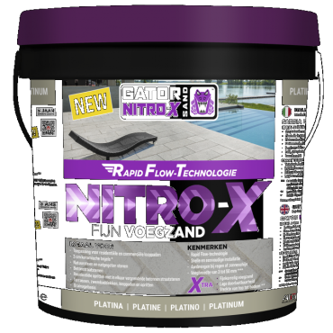 MBI Gator Nitro X Fijn 12,5 kg Platinum