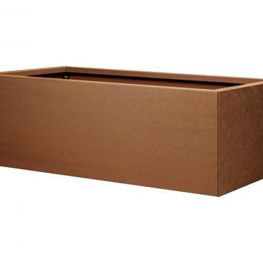 Bloembak vlak - CORTEN 60x120x40