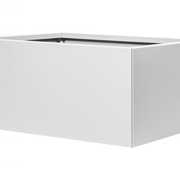 Bloembak vlak-  WIT 60X90X40