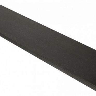 Vijverrand 100x20x3 cm Black basalt gezoet/ President Black