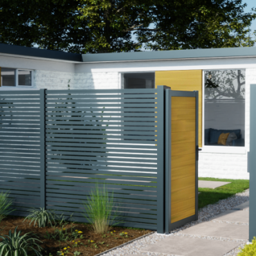 Aluminium Lamel 2.1x4.5x178 cm (wb 15 cm) RAL7016