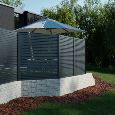 Aluminium Lamel 2.1x4.5x178 cm (wb 15 cm) RAL7016