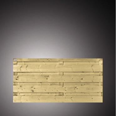 1711 Recht horizontaal H90xB180cm